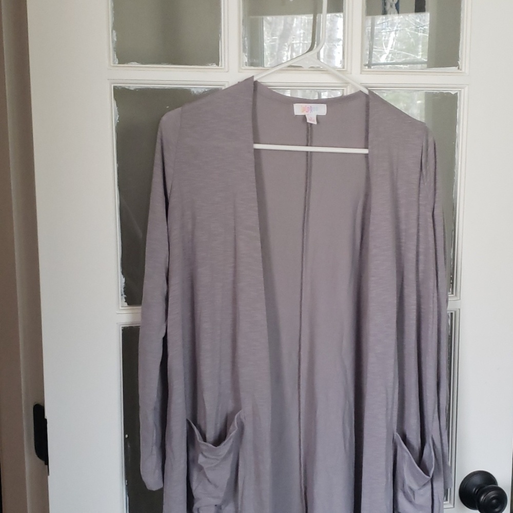 Long duster cardigan